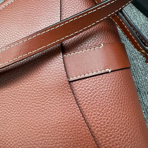 100% Authentic Chloe Suede Darryl Saddle Shoulder Bag - Picture 9 of 14